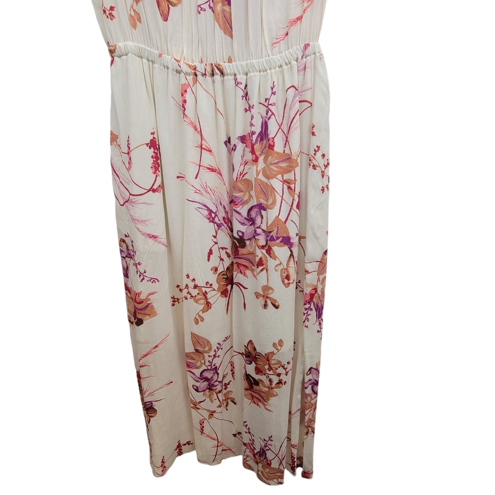 A New Day Cream Floral Dress Size Small - Picture 3 of 6